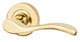 LPD Ariel Privacy Premium Polished Brass Door Handle 230 x 160 x 60mm LPD Ariel Privacy Premium Polished Brass Door Handle 230 x 160 x 60mm